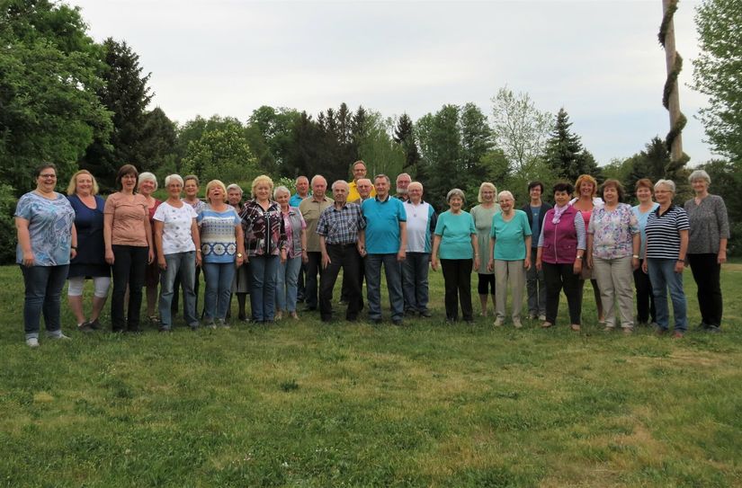 Die Chorgemeinschaft Wiednitz lädt am zweiten Advent zum Weihnachtskonzert. Das Foto entstand im Frühjahr.