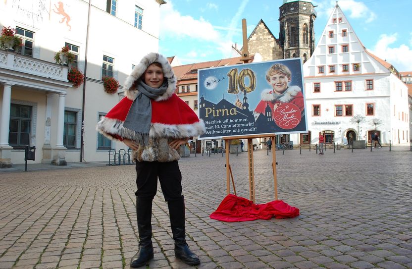 Richard Stiebing (8) ist das Weihnachtskind 2024.