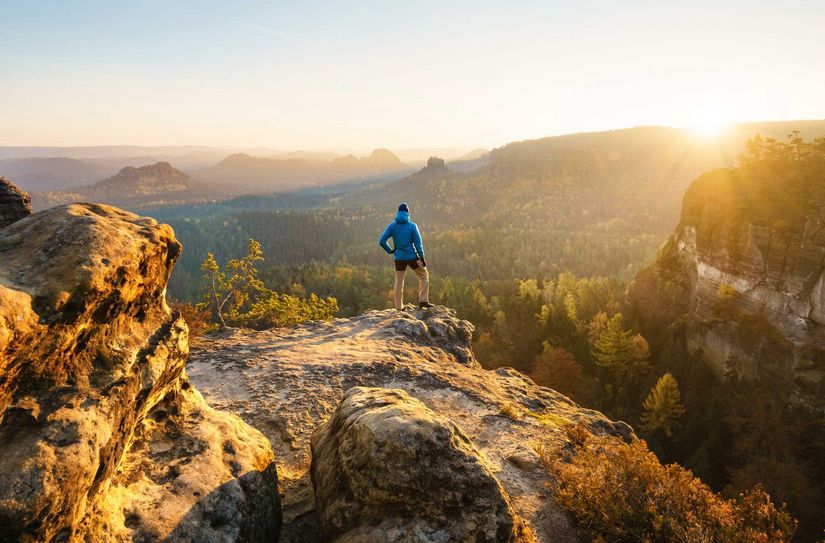 Grandioser Fotospot: Am Gleitmannshorn mit Blick in den Kleinen Zschand lassen sich beeindruckende Lichtstimmungen einfangen.