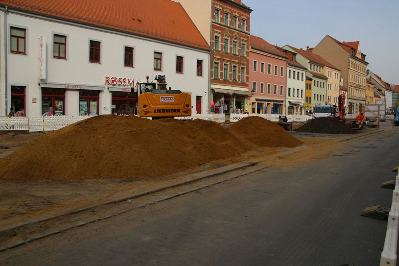 Die Neugasse in Meißen im Wandel. Fotos Farrar