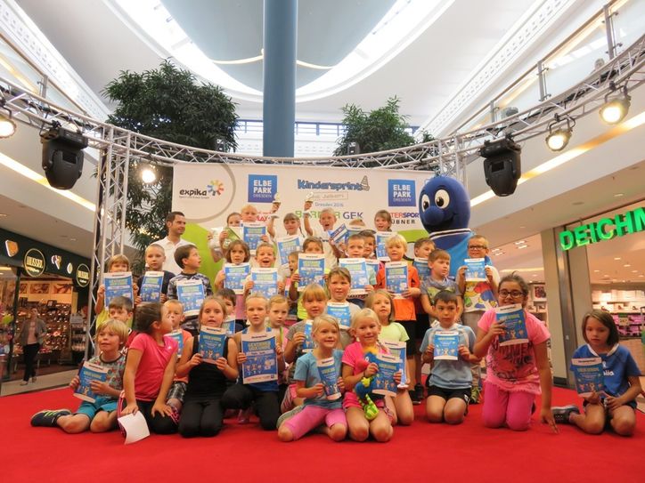 ...doch es konnten nicht alle gewinnen. Hier das Siegerfoto 2. Klasse. Foto: „@Kindersprint Dresden“
