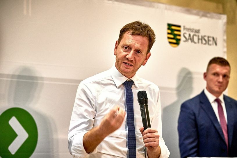 Dass sich der Ministerpräsident ganz offen den Fragen der Königsteiner stellte kam gut an. Einer der Gäste hatte angeblich eine 3 Milliarden Euro schwere Investition in der Tasche. Foto: Marko Förster