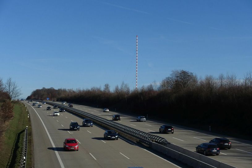 Die A4 bei Wilsdruff. Foto: Schramm / Archiv