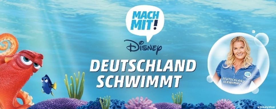 Logo der Aktion „Deutschland schwimmt“.