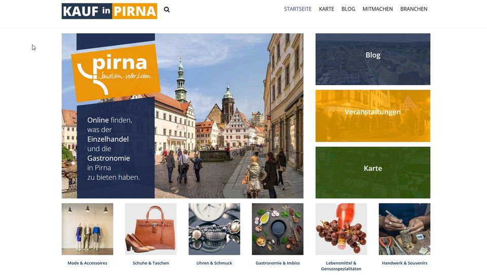 Die neue Webseite ist seit wenigen Tagen online. Foto: Screenshot