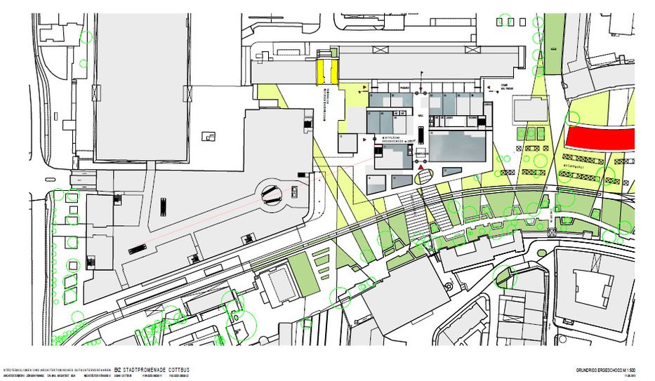 Entwurf Dr. Franke, Lageplan 1. Grafik: PR