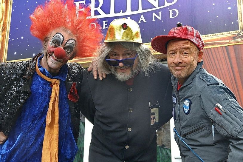 Rainer König, Dieter Beckert und Peter Till (v.l.) freuen sich schon auf die Jubelfeier(n) im Herbst. Foto: PR