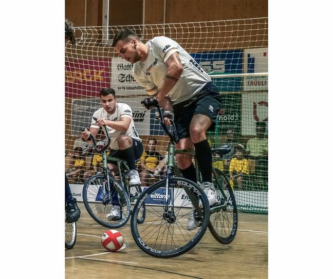 Eric (v.) und Tim Lehmann (hinten) wollen den Heimvorteil nutzen und Tabellenplatz zwei in der 1. Bundesliga festigen.