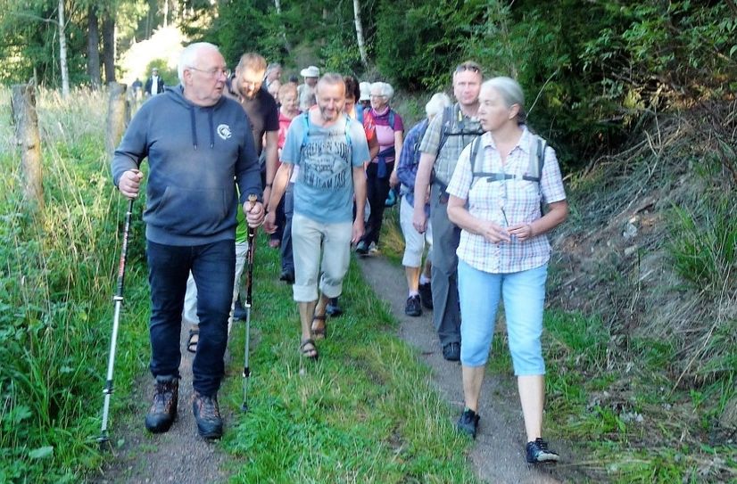 Auf dem Weg nach Teichhaus.