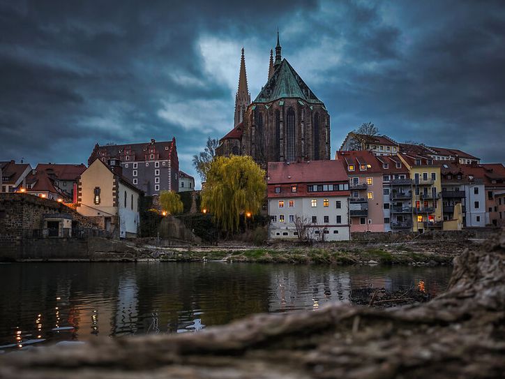 Eins der Gewinnerbilder hat Torsten Mitschke eingereicht: Die Görlitzer Altstadtbrücke bei Sonnenuntergang.