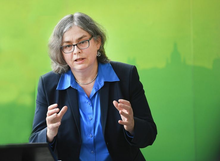 Eva Jähnigen (56) tritt als neue OB-in bei der Wahl im Juni an. Foto: J. Wolf