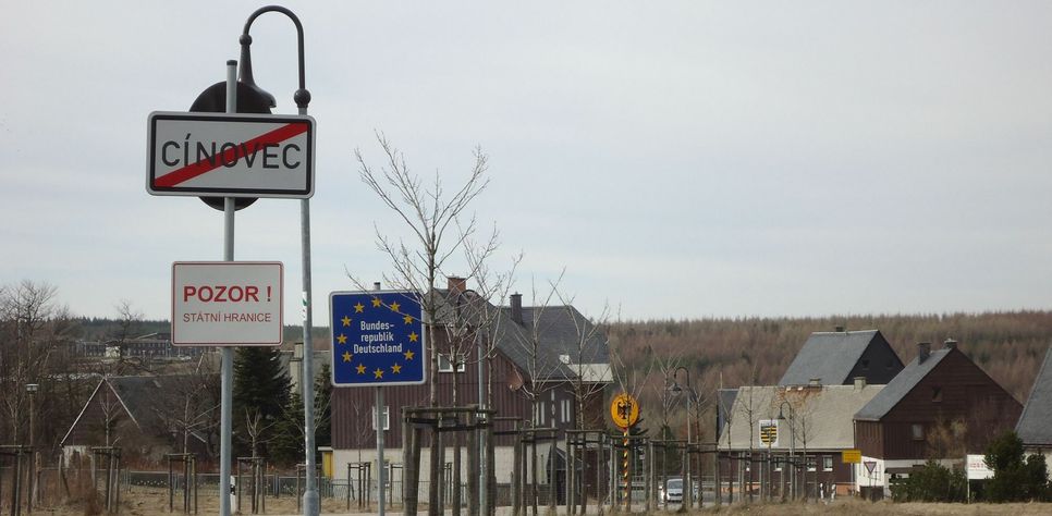 Alter Grenzübergang Zinnwald Foto: cda