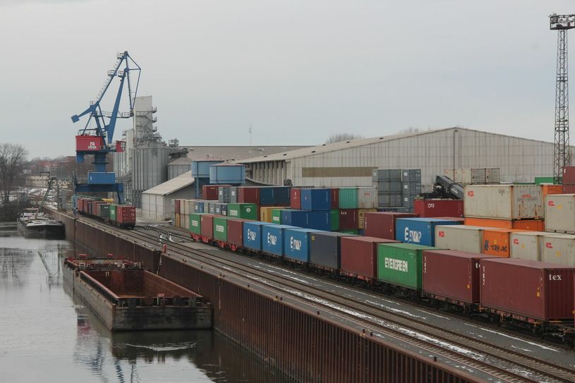 Riesaer Hafen. Foto: Kaminski