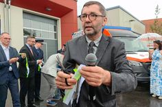 Sommer 2024: Da war noch alles in Ordnung. Bürgermeister Jörg Hänisch hatte gerade das Band bei der Eröffnung durchschnitten.