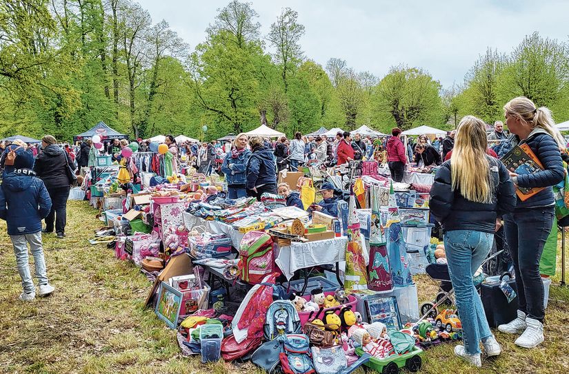 Flohmarkt in Altdöbern.