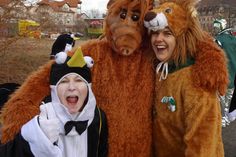 Außerirdische, Löwen und Pinguine – beim Freitaler Karneval kommt alles zusammen. Foto: Vereine