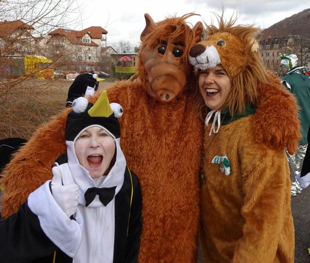 Außerirdische, Löwen und Pinguine – beim Freitaler Karneval kommt alles zusammen. Foto: Vereine