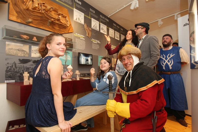 In Dohna wird mit einem Mittelalterfest ein neuer Ausstellungsbereich im Heimatmuseum eröffnet. Foto: D. Förster