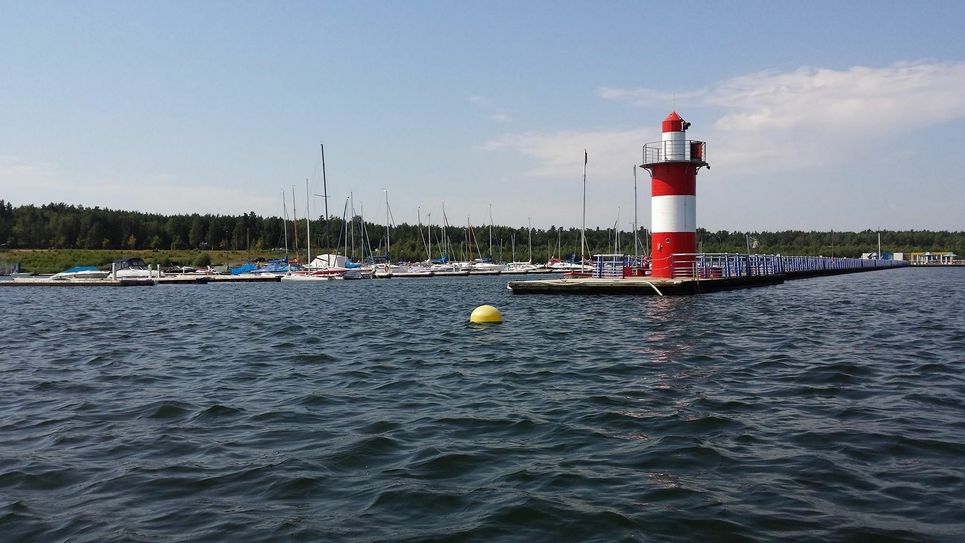 Blick auf den Hafen Klitten. Foto: Gemeinde Boxberg