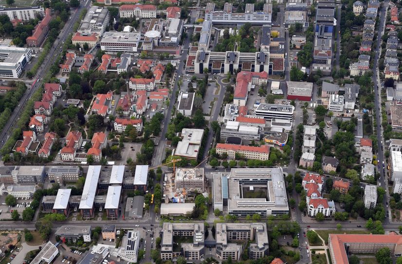 Areal rings um das Uniklinikum, wo zwischen Fetscherstraße, Blasewitzer Straße und Händelallee eine neue Anwohnerzone entstehen soll.
