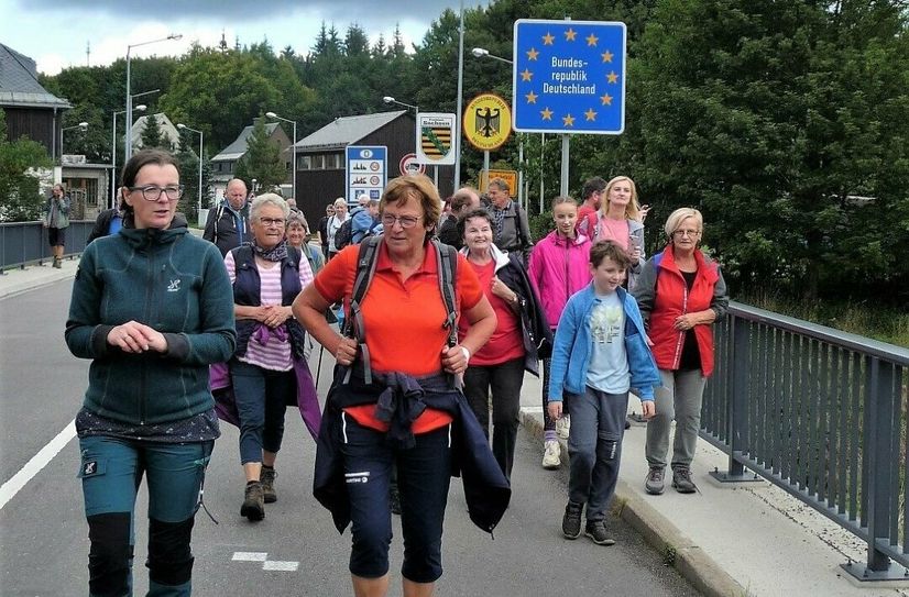 Teilnehmer der Freundschaftswanderung von 2022.