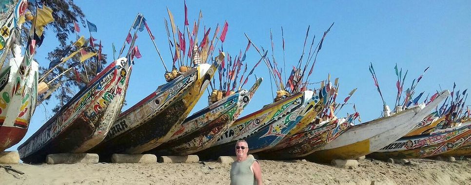 Frank Wagner am Strand....  Foto: Wagner