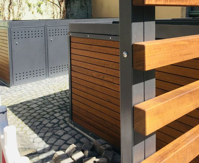 Elf neue Radboxen an der Marktgasse. Fotos: WochenKurier