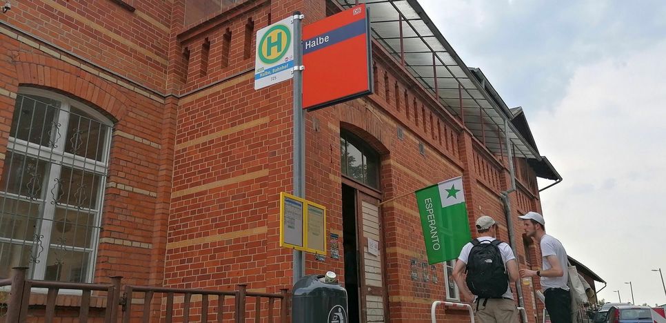 Der Esperanto-Bahnhof in Halbe. Foto: FF