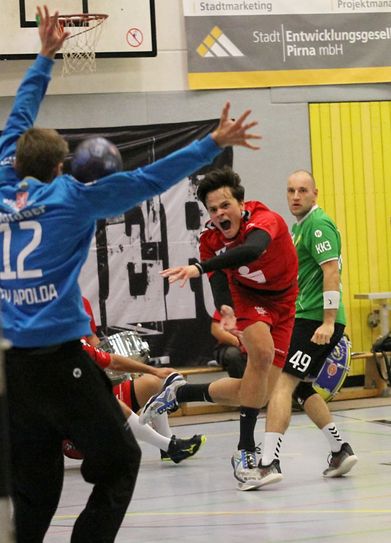 Neuzugang Ben-Elias Brucker legt alles in den Wurf. Foto: Hatzi