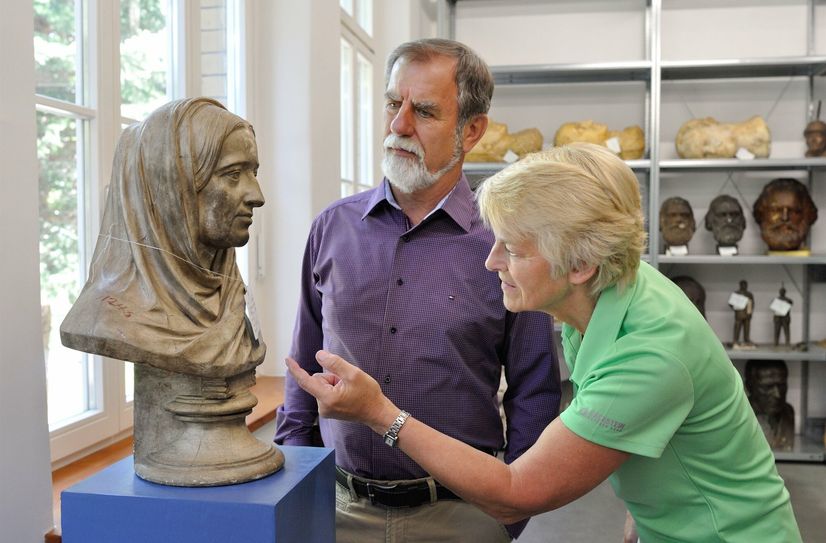 Zu Besuch im Kunstgussmuseum Lauchhammer.