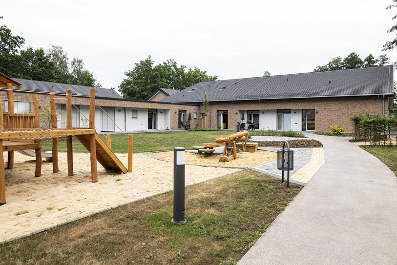 Die Verbindung von ambulanter Wohngruppe und stationärer Hospizbetreuung im Kinderhaus „Pusteblume“ ist in Deutschland ein bislang einzigartiges Konzept. Foto: Guido Werner/Deutsche Fernsehlotterie