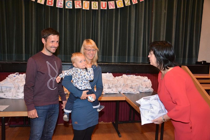 In diesem Jahr waren auch Catherine und René Oertel mit Sohn Felix dabei. Foto: Detlef Bogott