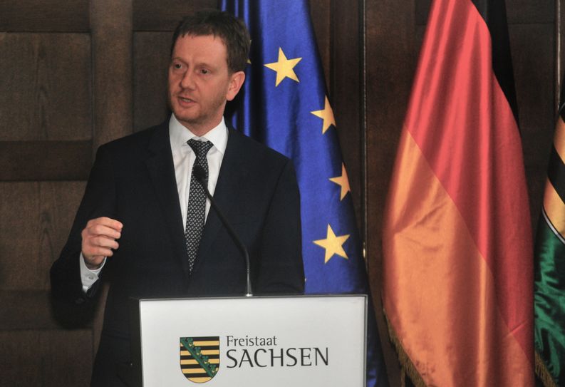 Ministerpräsident Michael Kretschmer. Foto: Schiller/Archiv