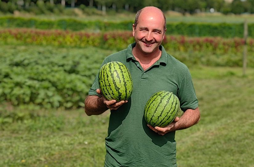 Ab nächstem Jahr baut Robert Rüdiger seine Melonen in der Nähe von Stolpen an.