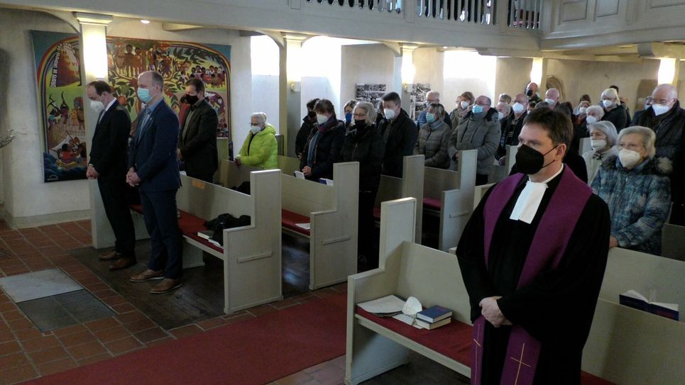 Friedensgottesdienst in die Nikolaikirche Lauchhammer.