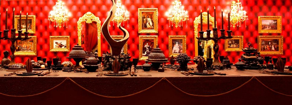 Table Nice, alles aus echter Schokolade. Foto: PR