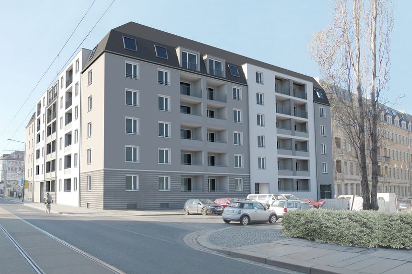 So soll das Haus an der Schäferstrae/Ecke Institutsgasse aussehen