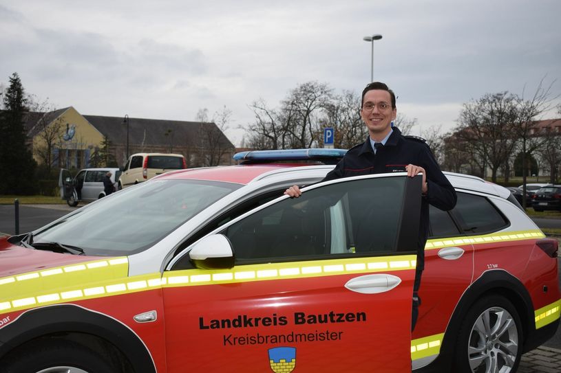 Stefan Hentschke übernimmt ab 1. Janaur 2021 die Aufgaben als hauptamtlicher Kreisbrandmeister. Foto: Sandro Paufler