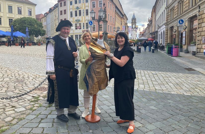 Initiatoren zur "Senfkönigin", v.l.: Albrecht Ludwig, Annett Scholz-Michalowski und Corinna Seiler.