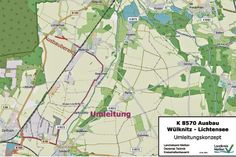 Umleitung für Auto- und Radverkehr bis Ende November rund um Wülknitz und Lichtensee.