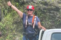 Nach der Zip-Line....