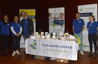 Der Informationsstand der Elblandkliniken
