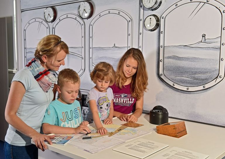 Auf der Steuerbrücke. Foto: ©Stiftung Deutsches Uhrenmuseum Glashütte