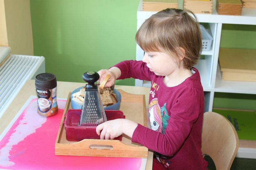Laura macht "Kaffee", wie sie dem Fotografen verriet.