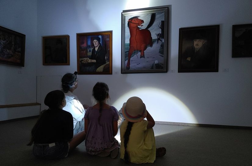 Kinderführung in den Städtischen Sammlungen.