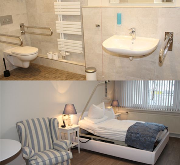 Blick in das neue Zimmer nebst Badezimmer. Fotos: Keil