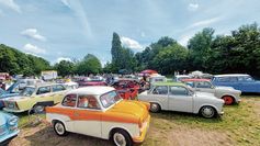 Traditionelles Trabi-Treffen in Nossen.