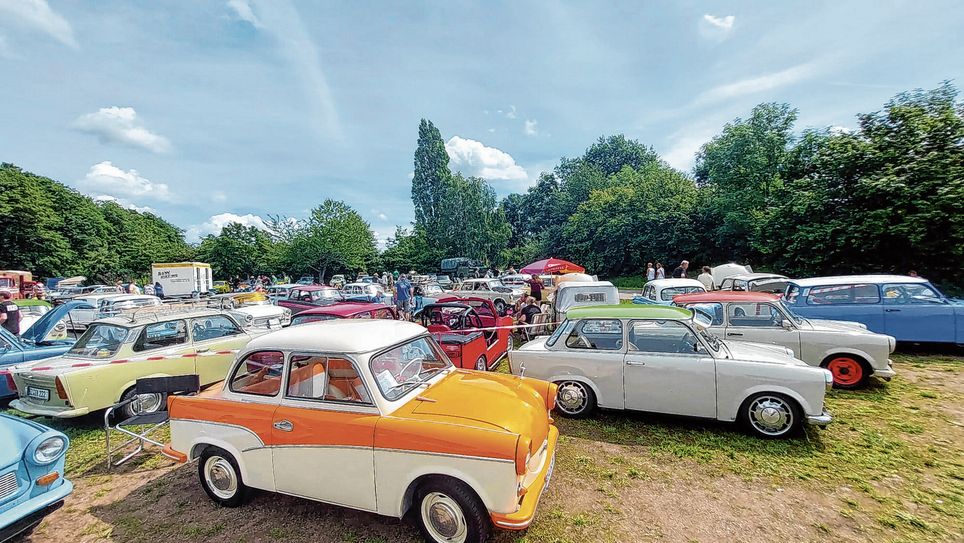 Traditionelles Trabi-Treffen in Nossen.