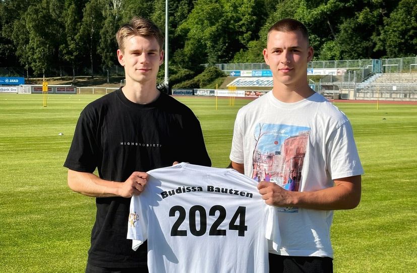 Die Neuzugänge der 1. Männermannschaft: Philipp Scharfe, Karl-Ludwig Zech...