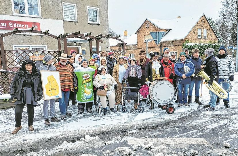 Der CCG 38. e.V. beim Zampern durch Grünewalde.